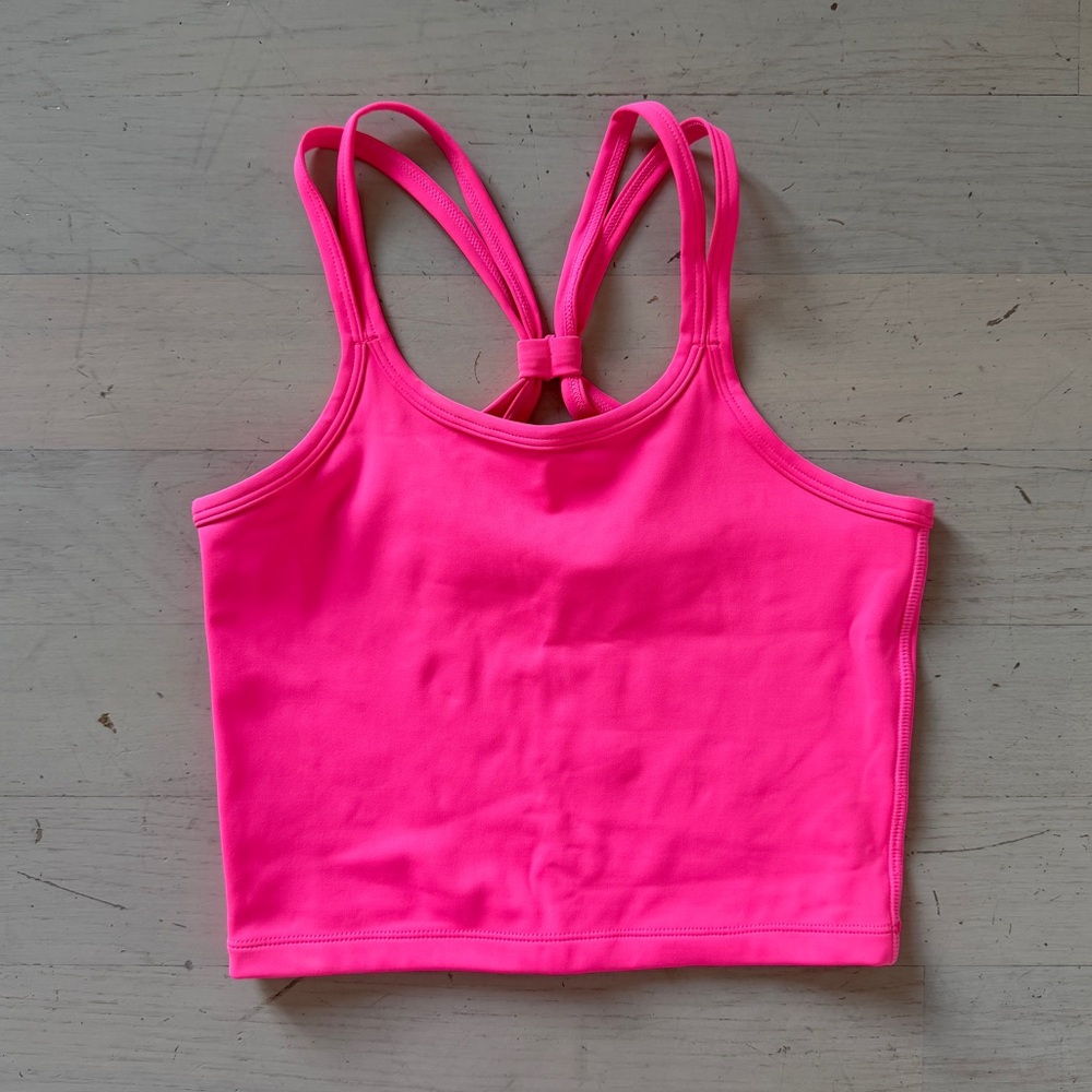 IVL Collective Neon Pink Cami Crop Top